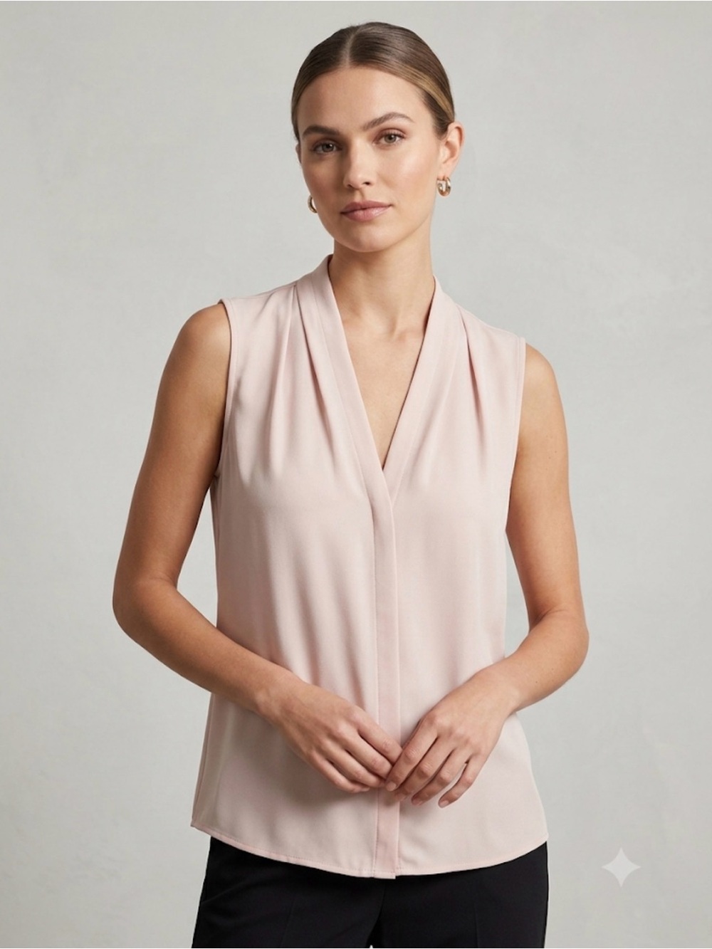 Calvin Klein Light Pink V-Neck Sleeveless Camisole